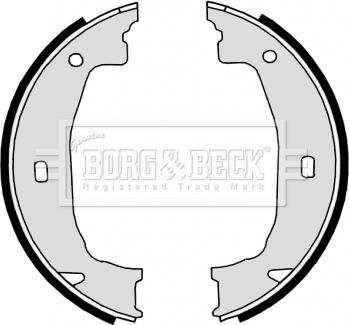 Borg & Beck BBS6315 - Σετ σιαγόνων φρένων, χειρόφρενο www.spanosparts.gr