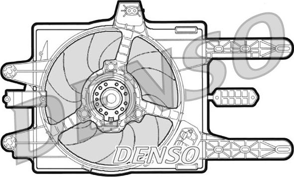 Denso DER09030 - Βεντιλατέρ, ψύξη κινητήρα www.spanosparts.gr