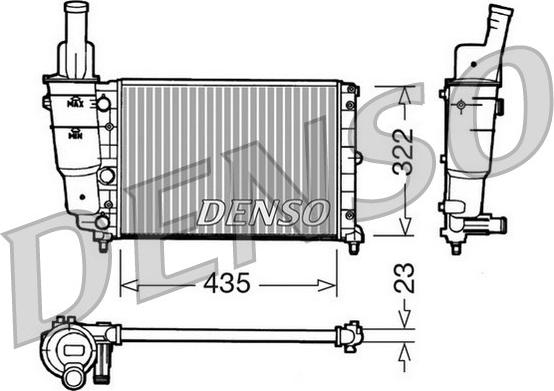 Denso DRM09095 - Ψυγείο, ψύξη κινητήρα www.spanosparts.gr