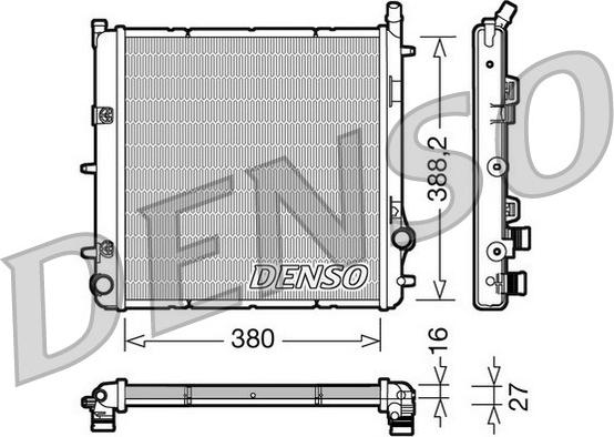 Denso DRM21005 - Ψυγείο, ψύξη κινητήρα www.spanosparts.gr