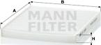 Mann-Filter CU 2026 - Φίλτρο, αέρας εσωτερικού χώρου www.spanosparts.gr