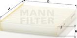 Mann-Filter CU 2145 - Φίλτρο, αέρας εσωτερικού χώρου www.spanosparts.gr