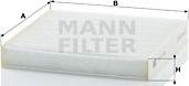 Mann-Filter CU 21 003 - Φίλτρο, αέρας εσωτερικού χώρου www.spanosparts.gr