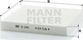 Mann-Filter CU 2345 - Φίλτρο, αέρας εσωτερικού χώρου www.spanosparts.gr