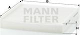 Mann-Filter CU 2245 - Φίλτρο, αέρας εσωτερικού χώρου www.spanosparts.gr