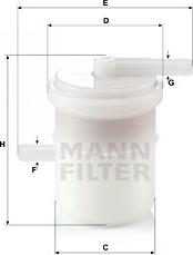 Mann-Filter WK 42/81 - Φίλτρο καυσίμου www.spanosparts.gr