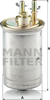 Mann-Filter WK 853/7 - Φίλτρο καυσίμου www.spanosparts.gr