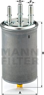 Mann-Filter WK 829/7 - Φίλτρο καυσίμου www.spanosparts.gr
