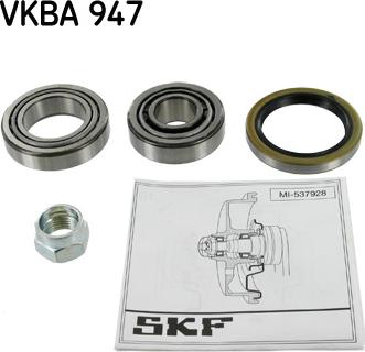 SKF VKBA 947 - Σετ ρουλεμάν τροχών www.spanosparts.gr