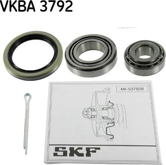 SKF VKBA 3792 - Σετ ρουλεμάν τροχών www.spanosparts.gr
