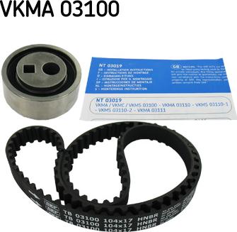 SKF VKMA 03100 - Σετ οδοντωτού ιμάντα www.spanosparts.gr