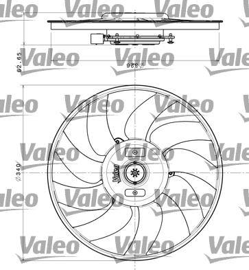 Valeo 696349 - Βεντιλατέρ, ψύξη κινητήρα www.spanosparts.gr