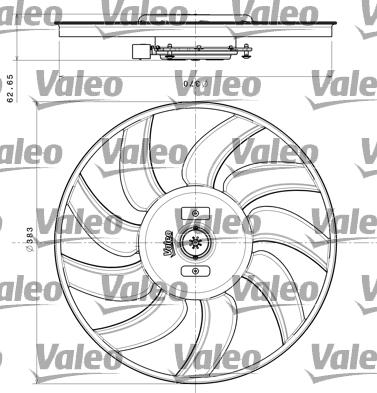 Valeo 696350 - Βεντιλατέρ, ψύξη κινητήρα www.spanosparts.gr