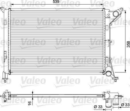 Valeo 701730 - Ψυγείο, ψύξη κινητήρα www.spanosparts.gr