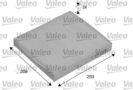 Valeo 715510 - Φίλτρο, αέρας εσωτερικού χώρου www.spanosparts.gr