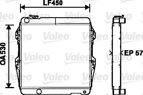 Valeo 734515 - Ψυγείο, ψύξη κινητήρα www.spanosparts.gr