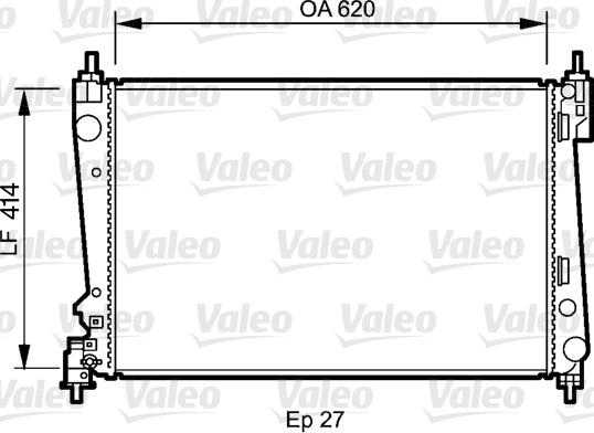 Valeo 735041 - Ψυγείο, ψύξη κινητήρα www.spanosparts.gr