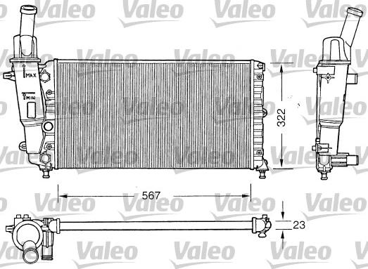 Valeo 731558 - Ψυγείο, ψύξη κινητήρα www.spanosparts.gr