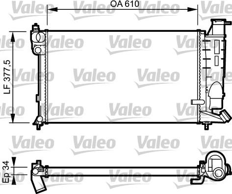 Valeo 731391 - Ψυγείο, ψύξη κινητήρα www.spanosparts.gr
