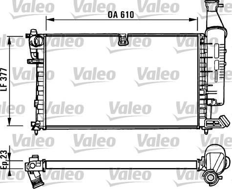Valeo 731296 - Ψυγείο, ψύξη κινητήρα www.spanosparts.gr