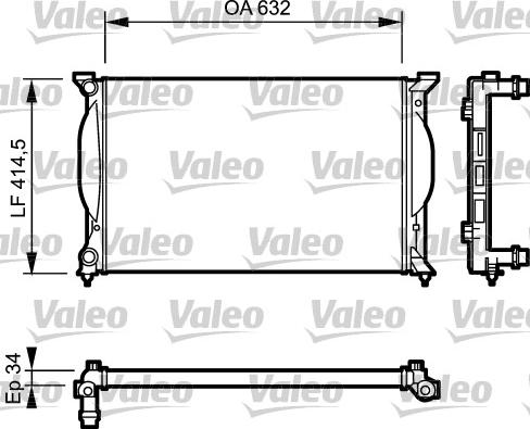 Valeo 732963 - Ψυγείο, ψύξη κινητήρα www.spanosparts.gr