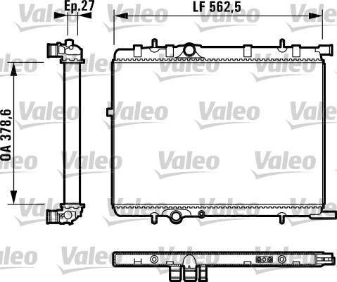Valeo 732895 - Ψυγείο, ψύξη κινητήρα www.spanosparts.gr