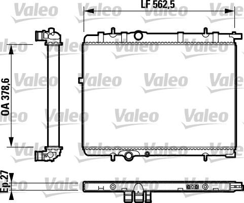 Valeo 732893 - Ψυγείο, ψύξη κινητήρα www.spanosparts.gr